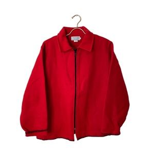 Vintage Indigenous Designs Wool Coat Chore Barn Jacket Made In Ecuador SZ L